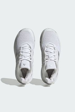 کفش تنیس سفید زنانه پارچه ای adidas - کد 747176875