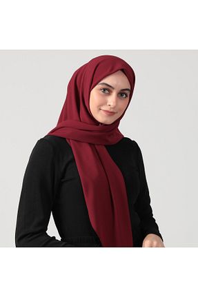 روسری زرشکی پلی استر ipekistanbul - کد 747189490