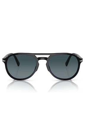 عینک آفتابی مشکی مردانه 55 Persol - کد 101188303