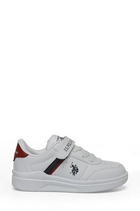 کفش اسنیکر سفید بچه گانه بند دار U.S. Polo Assn. - کد 747148889