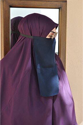 روسری سرمه ای ساده DİLNUVAR - کد 746400573