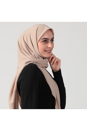 روسری بژ پلی استر ipekistanbul - کد 746624206