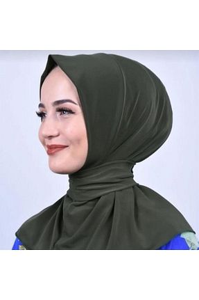 شال خاکی زنانه پنبه ای Organic - کد 746632068