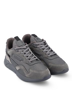 کفش اسنیکر طوسی مردانه بند دار Slazenger - کد 746971351