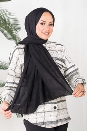 شال مشکی زنانه پلی استر HAREM SCARF - کد 747101998