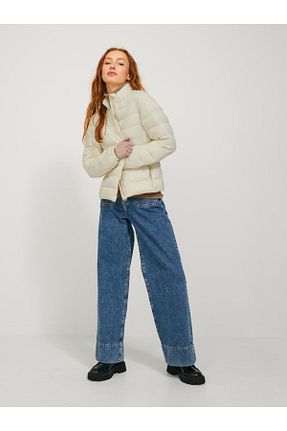کاپشن بژ زنانه رگولار Jack & Jones - کد 747148862