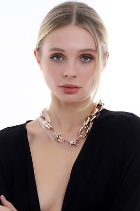 گردنبند استیل ( فولاد ) بژ زنانه استیل (فولاد) Dreamlike - کد 148156120