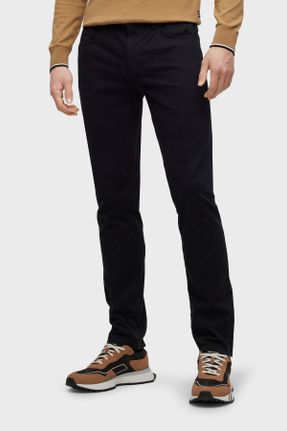 شلوار جین مشکی مردانه پاچه تنگ اسلیم استاندارد کد 747863608