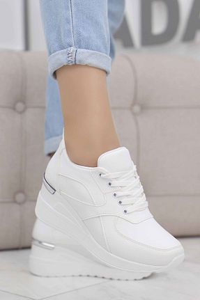 کفش اسنیکر سفید زنانه بند دار Flamingo shoes - کد 748246439