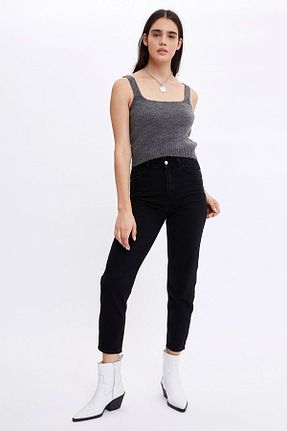 شلوار جین مشکی زنانه پاچه تنگ BROSERER - کد 748549713
