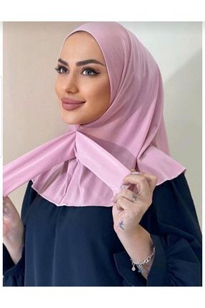 شال صورتی زنانه پنبه ای Pamuk - کد 235914329