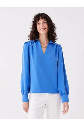 بلوز سبز زنانه ساده LC Waikiki - کد 748696418