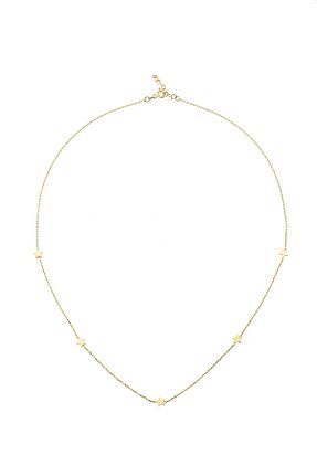 گردنبند طلا زرد زنانه 14 عیار GençTaş Kuyumculuk - کد 455096783