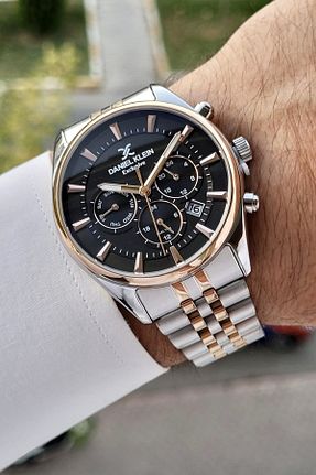 ساعت مچی مشکی مردانه 42 میلی متر Daniel Klein - کد 744530587