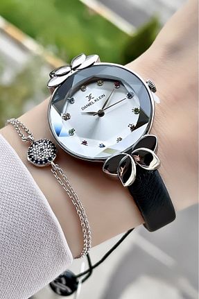 ساعت مچی مشکی زنانه 31-34 میلی متر Daniel Klein - کد 381795076