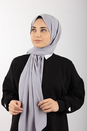 شال طوسی زنانه Medine İpeği Armine TREND - کد 113891854