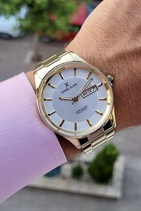 ساعت مچی طلائی مردانه 46-50 میلی متر Daniel Klein - کد 331631852