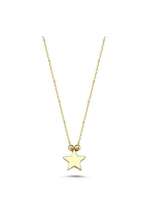 گردنبند طلا زرد زنانه 14 عیار HEMS JEWELLERY - کد 746142549