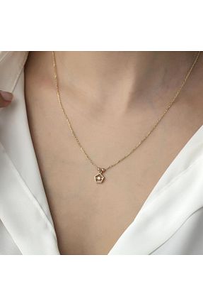 گردنبند طلا زرد زنانه 14 عیار HEMS JEWELLERY - کد 746142499