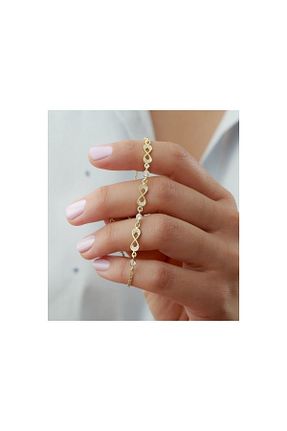 گردنبند نقره طلائی زنانه 925 عیار Şimal Silver - کد 669842339