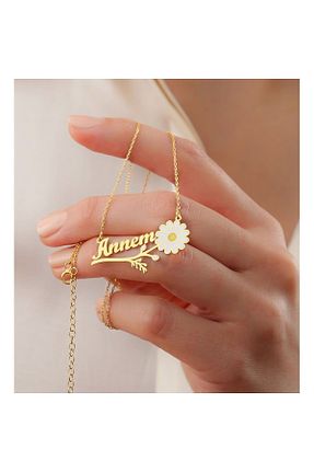 گردنبند نقره طلائی زنانه 925 عیار Şimal Silver - کد 669848718