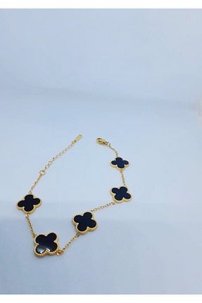دستبند استیل (فولاد) طلائی زنانه استیل (فولاد) Grcstyle - کد 747907649