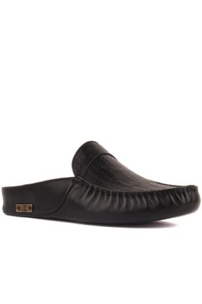 کفش کژوال مشکی مردانه چرم طبیعی پاشنه کوتاه ( 4 - 1 cm ) پاشنه ساده کد 748038853
