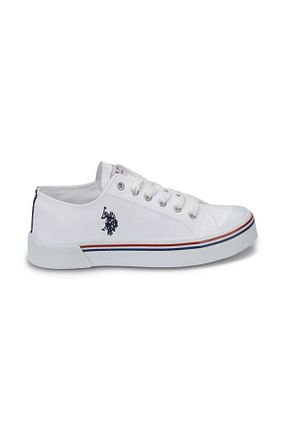 کفش اسنیکر سفید زنانه بند دار U.S. Polo Assn. - کد 748195744