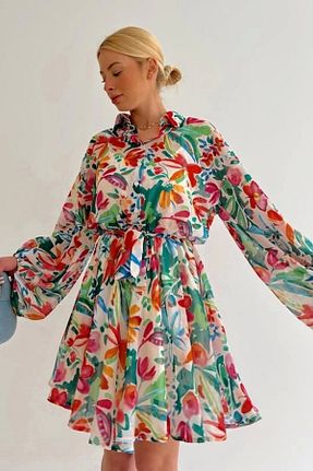 لباس سبز زنانه بافتنی Genel Markalar - کد 748254102