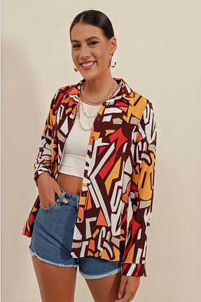 پیراهن رنگی زنانه اورسایز Bigdart - کد 723291587