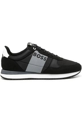 کفش اسنیکر مشکی مردانه بند دار BOSS - کد 748869248