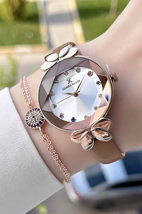 ساعت مچی قهوه ای زنانه 31-34 میلی متر Daniel Klein - کد 703433425