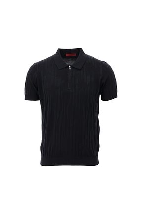 پولوشرت مشکی مردانه تریکو Giovane Gentile - کد 697350842
