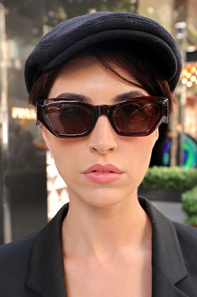 عینک آفتابی قهوه ای زنانه UV400 Babafiyatlar - کد 357588446