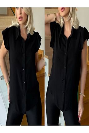 بلوز مشکی زنانه رگولار MİRVE BUTİK - کد 749204529