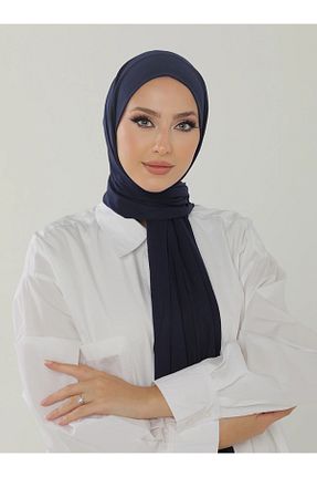 شال سرمه ای زنانه پنبه ای Genel Markalar - کد 730308298