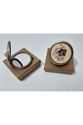 آینه رنگی فلزی renkli çiçekler - کد 327919120