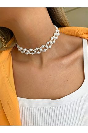 گردنبند مروارید سفید Lucky Designs - کد 737817917
