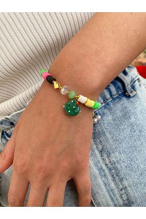 دستبند جواهر رنگی زنانه مروارید Lucky Designs - کد 737813198