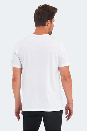 تیشرت سفید مردانه یقه دوچرخه Lumberjack - کد 749549393