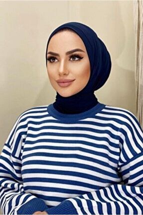 شال سرمه ای زنانه پنبه ای Genel Markalar - کد 735694000
