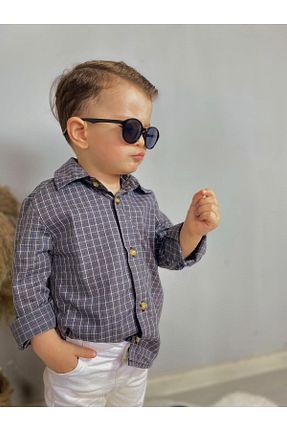 پیراهن مشکی مردانه رگولار favorimkids - کد 690431464