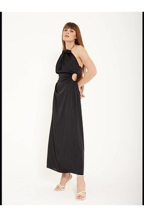 لباس مشکی زنانه بافتنی Lf Lefon - کد 749142635