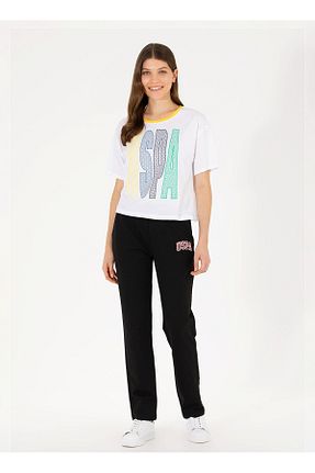 شلوار کرمگن مشکی زنانه U.S. Polo Assn. - کد 749167899