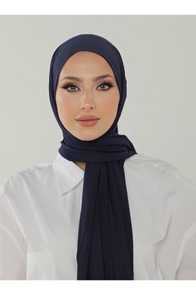 شال سرمه ای زنانه پنبه ای Genel Markalar - کد 730308298