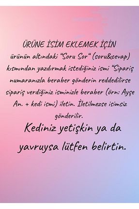 قلاده گربه رنگی VenüsTakı - کد 329516178
