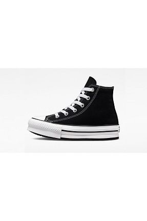 کفش اسنیکر مشکی بچه گانه بند دار Converse - کد 749425998