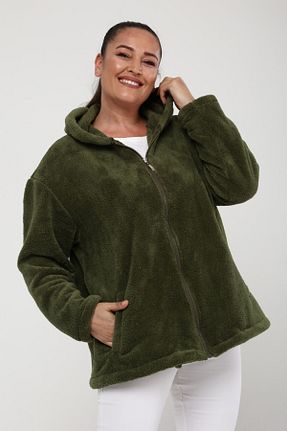 کت سایز بزرگ خاکی مردانه الاستین Curvy Trend - کد 359422075