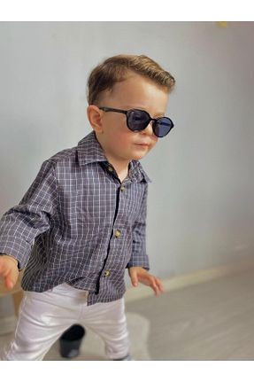 پیراهن مشکی مردانه رگولار favorimkids - کد 690431464