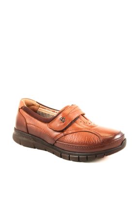 کفش کژوال قهوه ای زنانه چرم طبیعی پاشنه کوتاه ( 4 - 1 cm ) پاشنه ساده کد 32373581